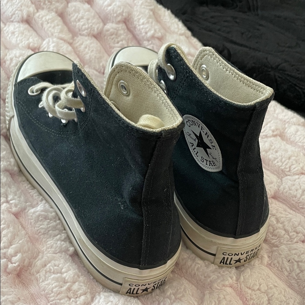 Converse Kids Black Canvas High-Tops